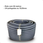 Mangueira Corrugada Eletroduto 3/4" Rolo com 50 metros Cinza