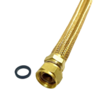 Mangueira De Cobre Para Gás 1,20m + Adaptador Fêmea Espigão