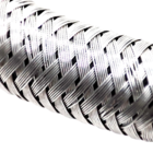 Mangueira De Gás 1m 1/2" Malha De Aço Para Fogão Forno E Cook