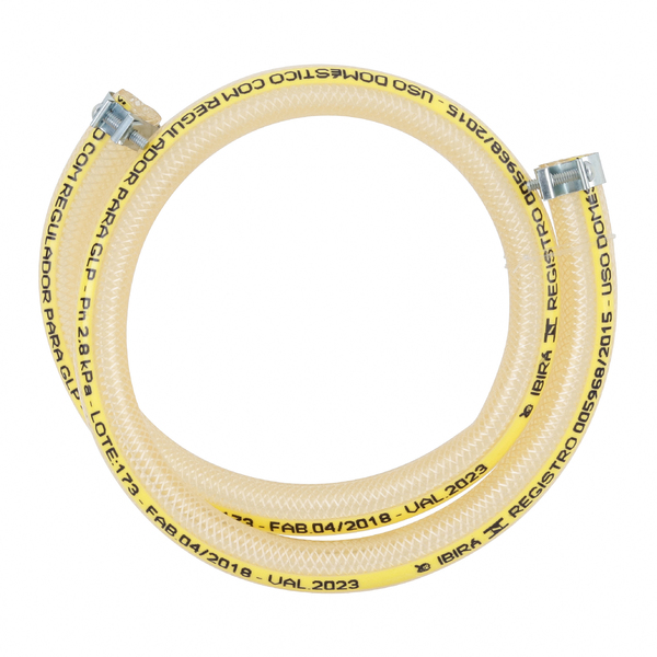 Mangueira de Gás Plástica PVC 80cm Ibirá