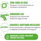 Mangueira De Jardim 15m Metros Reforçada Chata Antitorção + T