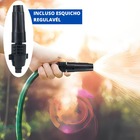 Mangueira De Jardim 15m Metros Reforçada Trançada + Torneira