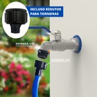 Mangueira De Jardim 25m Metros Reforçada Chata + Suporte Alça