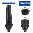 Mangueira De Jardim 25m Metros Reforçada Trançada + Torneira