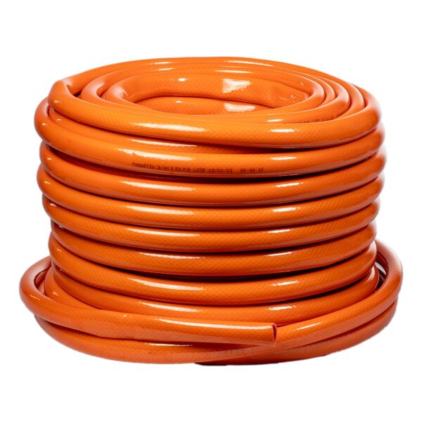 Mangueira De Jardim Trançada 50m 3/4x2,5mm Laranja Famastil