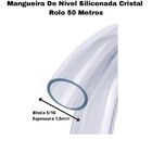 Mangueira De Nível 5/16x1 5mm Siliconada Cristal Rolo 50 Metr