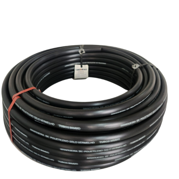 Mangueira De Polietileno 3/4" X 50 M Selo Vermelho - Tubos Br