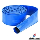 Mangueira Descarga De Água Flat Chata Azul 2" 1m