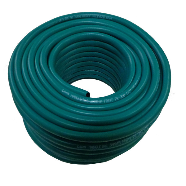 Mangueira Emborrachada Jardim Super Forte Verde 1/2 - 15m