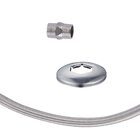 Mangueira Engate Flexível Aço Inox 60 Cm 1/2 Entrada Luxo