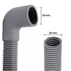 Mangueira Entrada + Saida Água Máquina De Lavar Universal 5m