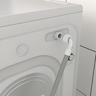 Mangueira Entrada Água Máquina De Lavar 3m Metros Cinza + Fit