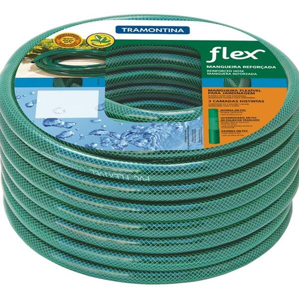 Mangueira Especial Flex Em Pvc Para Jardim Com 10 Metros Tramontina ...