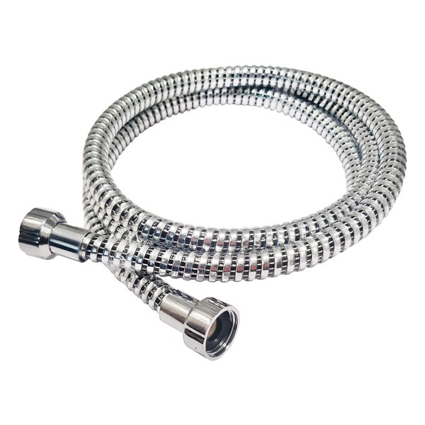 Mangueira Espiral Pvc 1 7m Cromada Com Luvas 1/2  Pr516