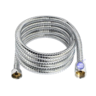 Mangueira Flexivel De Metal Cromado Para Ducha Higiênica Com