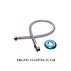 Mangueira Flexivel De Metal Cromado Para Ducha Higiênica Com