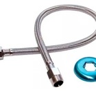 Mangueira Flexível Engate Trançado Aço Inox Quente Fria 40cm