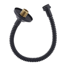 Mangueira Flexível para Água 1/2" 40cm Preto Fosco Fani