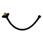 Mangueira Flexível Para Água 40cm Preto Brilhante Fani