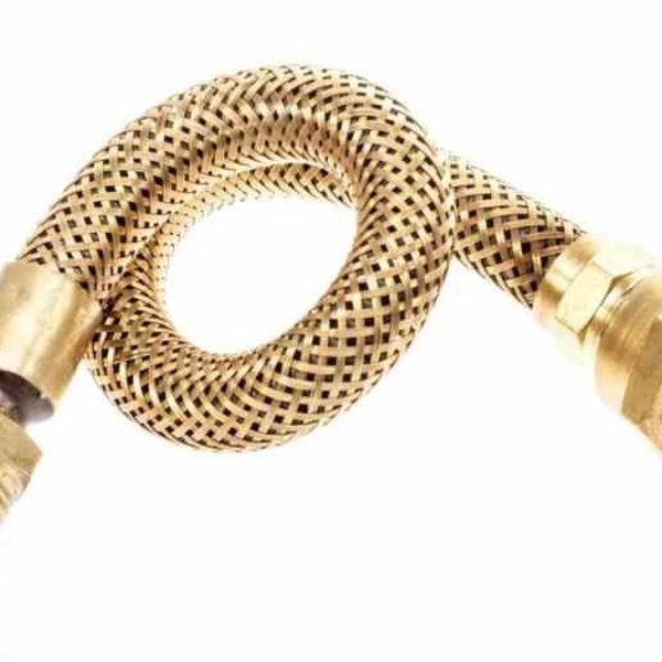 Mangueira Gas Aramada Cobre 0,80m Haenke