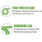 Mangueira Jardim 30m + Esguicho Jato Regulável + Engate Rápid