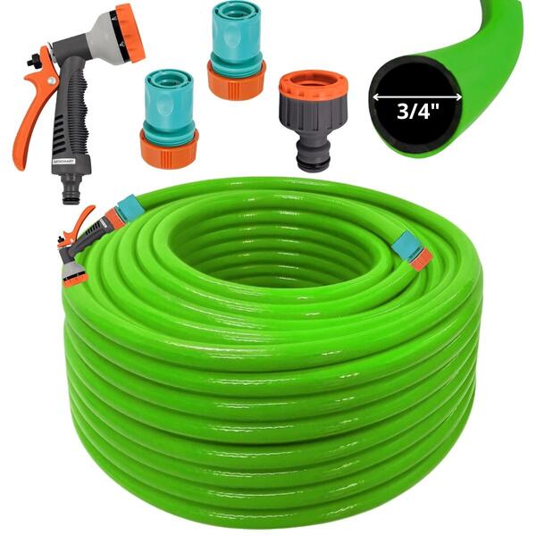 Mangueira Jardim 30m Metros +esguicho Hidropistola + Engate R