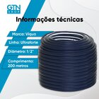 Mangueira Jardim Ultraforte Azul Viqua 1/2 X 200m