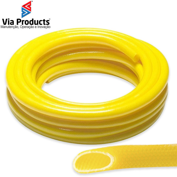 Mangueira Jet Plus Trançada Amarela 1/2" 10m