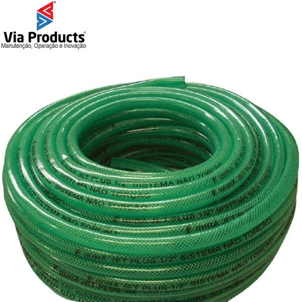 Mangueira Jet Plus Trançada Verde 1/2" 10m