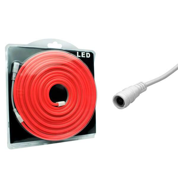 Mangueira Led Neon Rosa Flexível 12v - 5 Metros