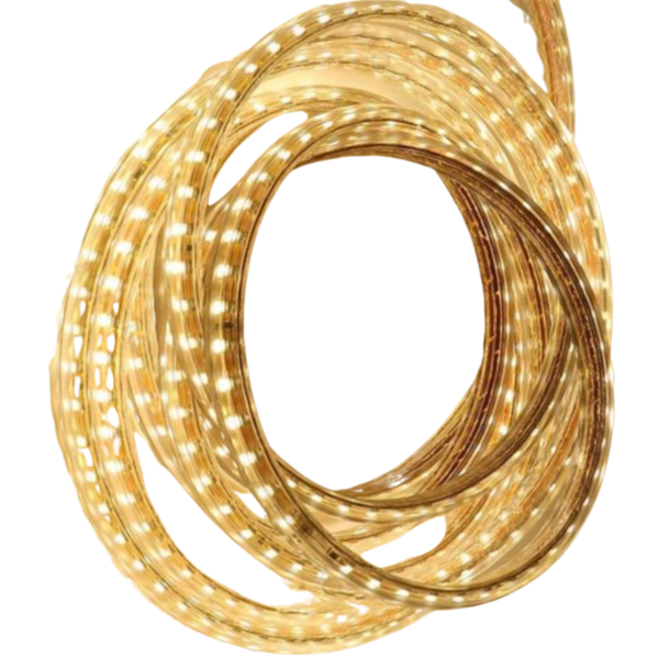 Mangueira Led Pisca 8 Funções Prova D'água 10m Branco Quente