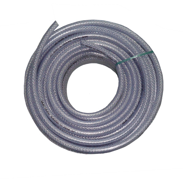 Mangueira Luxo Jardim Trançada Pt250psi/lbs Cristal 1/2 - 40m