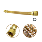 Mangueira Malha De Cobre P/ Aquecedor De Água A Gás 40cm 1/2