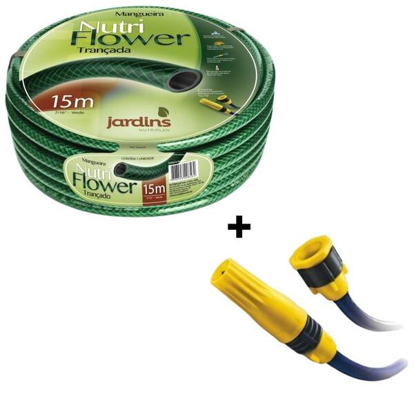 Mangueira Nutriflower (15m 7/16 Pol X 2,0mm) Verde Nutriplan