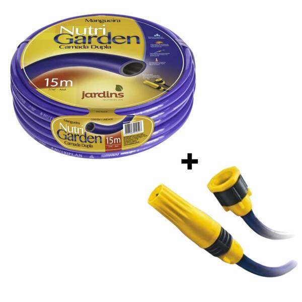 Mangueira Nutrigarden (15m 7/16 Pol X 1,5 Mm) Azul Nutriplan