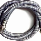 Mangueira P/ Gás De Rua Malha Aço Flexível Macho/fêmea 1m