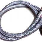 Mangueira P/ Gás De Rua Malha Aço Flexível Macho/fêmea 1m