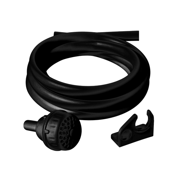 Mangueira Para Chuveiro 2,10m Universal Preta - Sintex