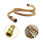 Mangueira Para Gás 1,20m 1/2 + Adaptador De Fogão Cooktop