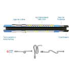 Mangueira Para Gas Cozinha Aco Abracadeira X  Abracadeira
