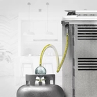 Mangueira Para Gás De Cozinha Registro 80cm Com Abraçadeiras