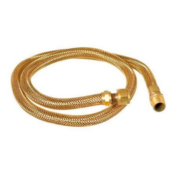 Mangueira Para Gás Glp Ou Gn 30 Cm 1/2 X 1/2  Tudogás