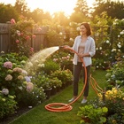 Mangueira Para Jardim 20m Trançada Kit Com Esguicho E Conecto