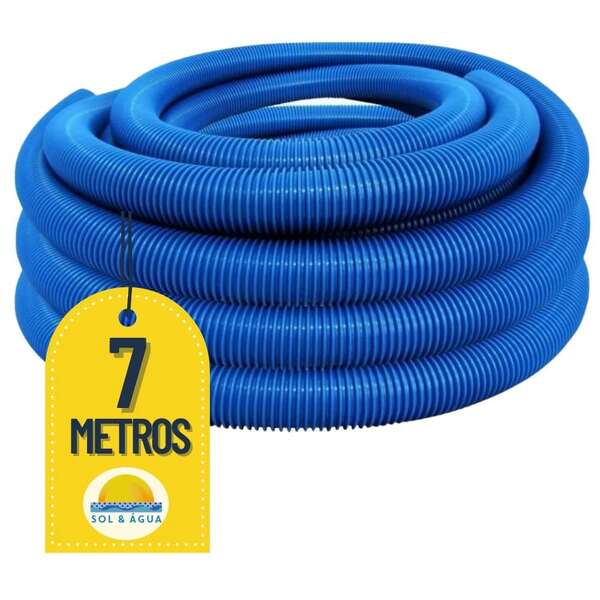 Mangueira Para Limpeza De Piscinas Flexível Flutuante 07 Metr