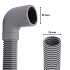 Mangueira Saída Água Máquina De Lavar Universal Cinza Bocal C