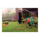 Mangueira Super Flex Em Pvc Laranja Para Jardim De 1 2 Com 25