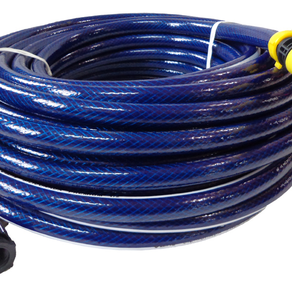 Mangueira Super Jardim Trançada Siliconada Azul 1/2 - 300m