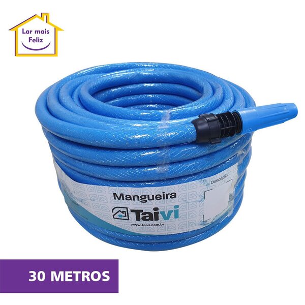 Mangueira Trançada Neon 1/2 X 2,00mm Azul Com Glitter