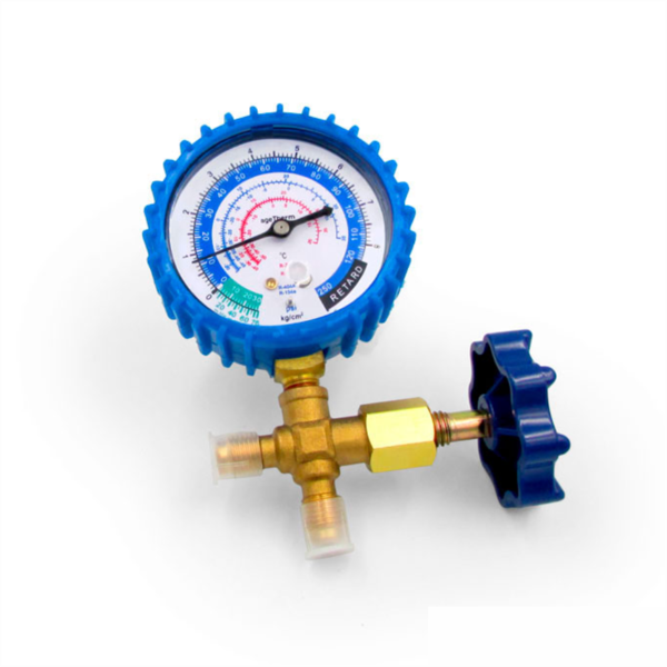 Manifold Baixa 1 Via Simples Para Gás R12/r22/r134a/r404a 0/1