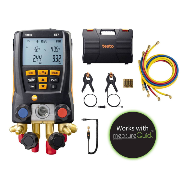 Manifold Digital Testo 557 4 Vias Vacuômetro Bluetooth Integr